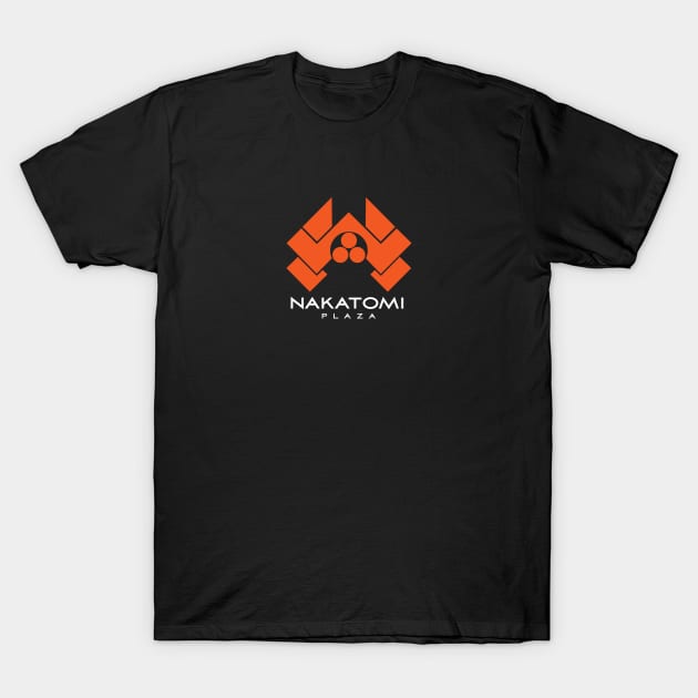 NAKATOMI PLAZA T-Shirt by MindsparkCreative